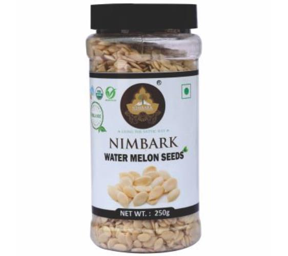 Nimbark Organic Watermelon Seeds | Raw Watermelon Seeds | Seeds for Eating | Seeds 250gm